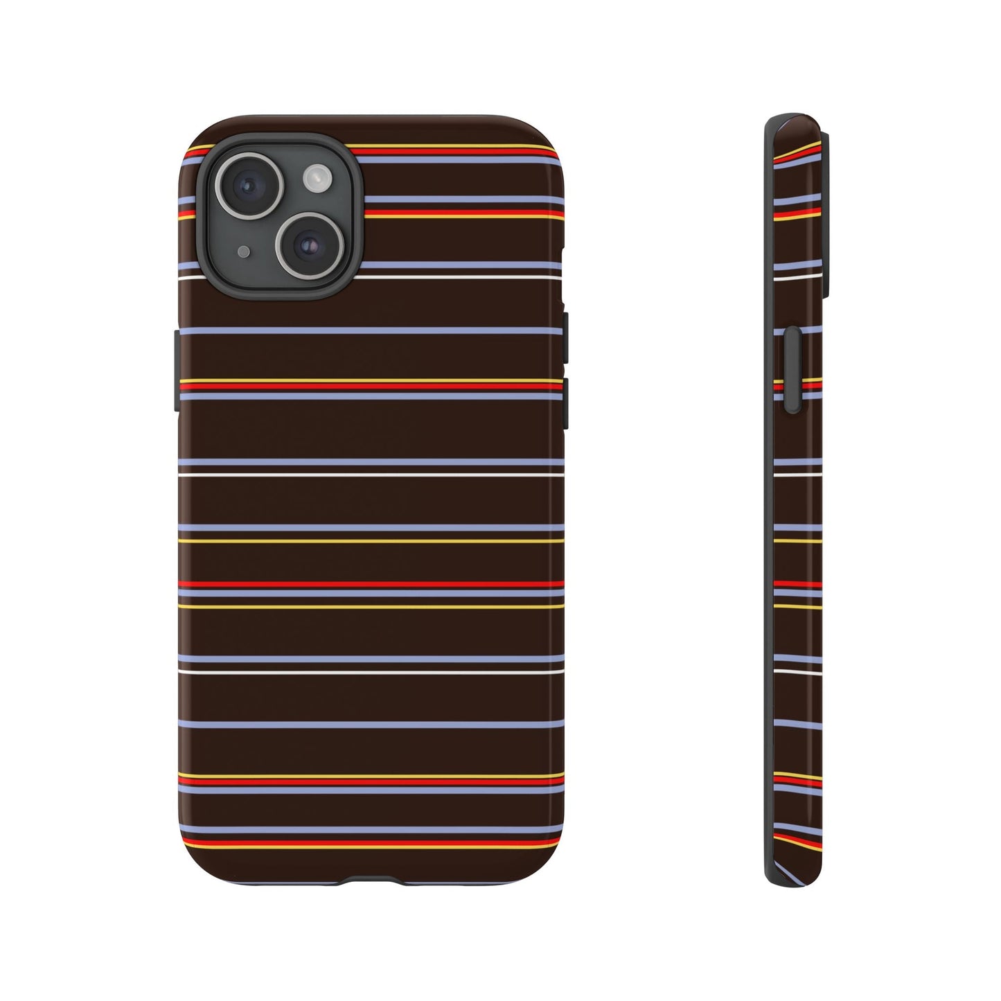 Chocolate Citylines Striped Phone Case - SmartHomeGoodies