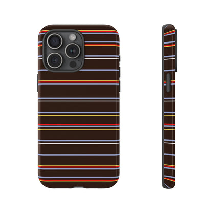 Chocolate Citylines Striped Phone Case - SmartHomeGoodies