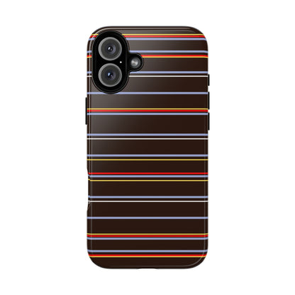 Chocolate Citylines Striped Phone Case - SmartHomeGoodies