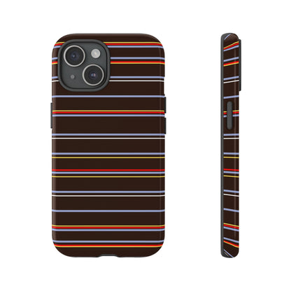 Chocolate Citylines Striped Phone Case - SmartHomeGoodies