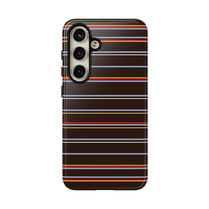 Chocolate Citylines Striped Phone Case - SmartHomeGoodies