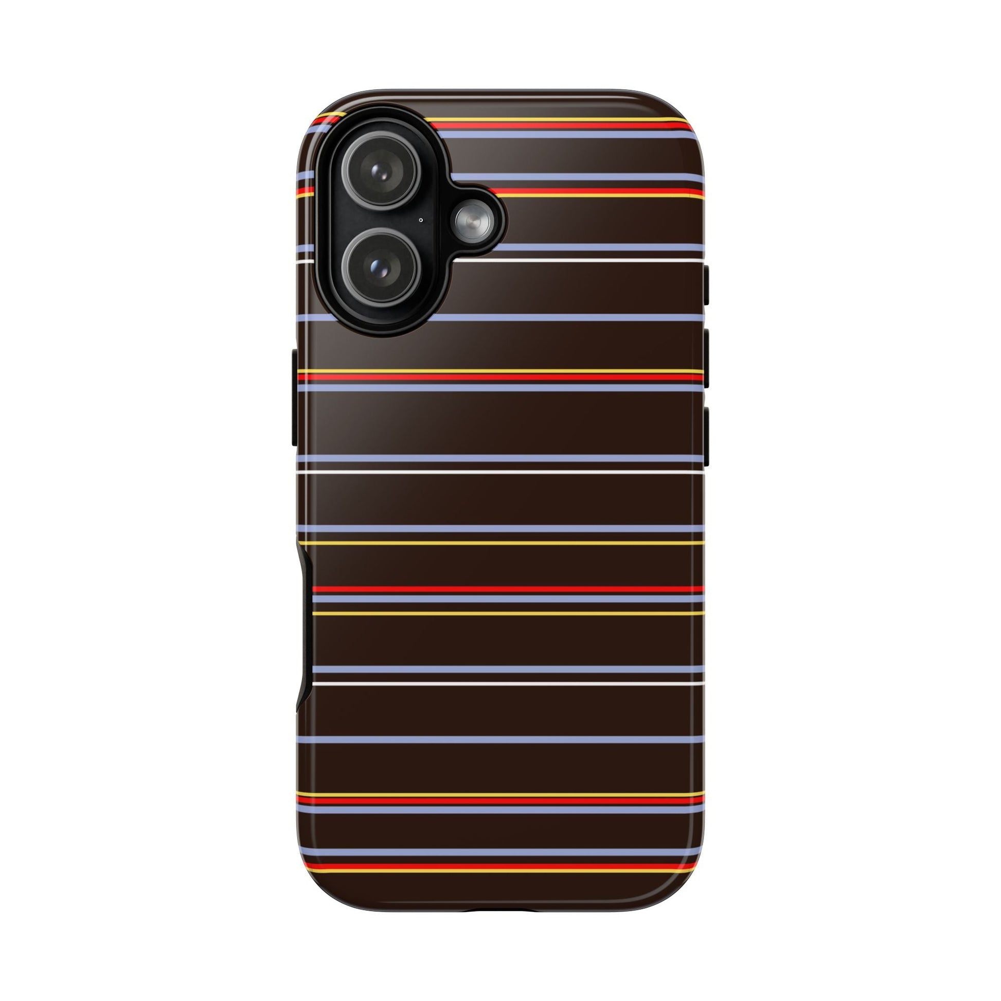 Chocolate Citylines Striped Phone Case - SmartHomeGoodies