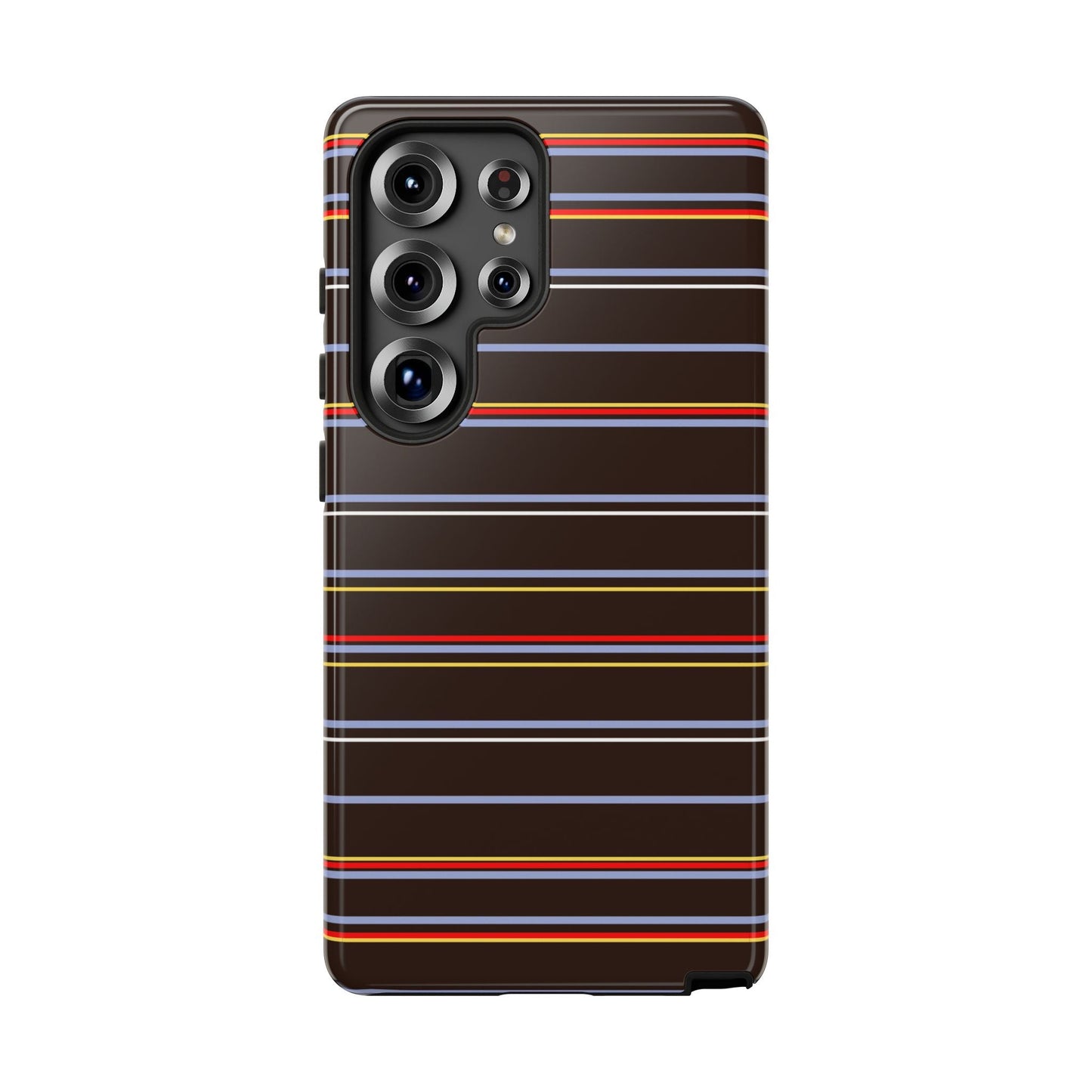 Chocolate Citylines Striped Phone Case - SmartHomeGoodies