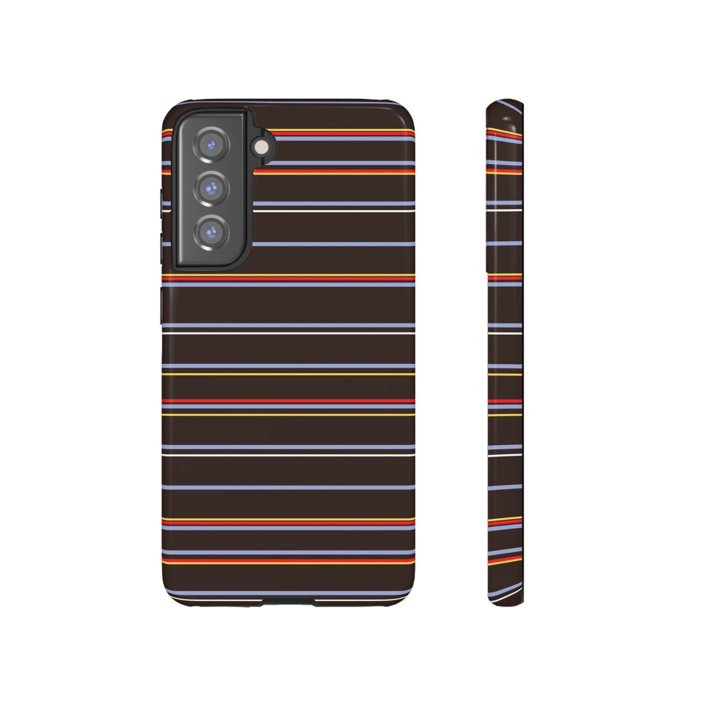Chocolate Citylines Striped Phone Case - SmartHomeGoodies