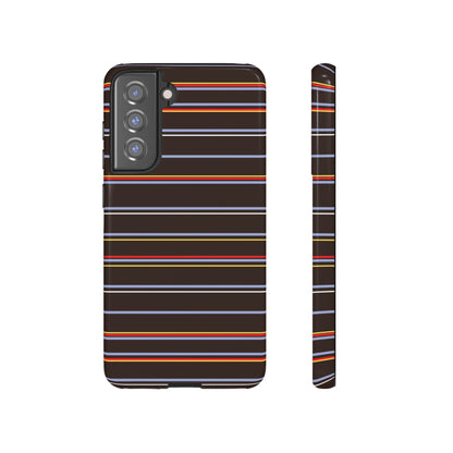 Chocolate Citylines Striped Phone Case - SmartHomeGoodies