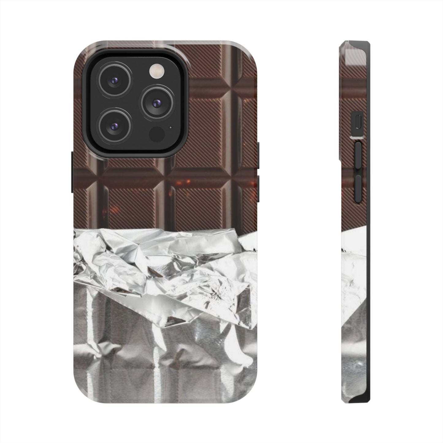 Chocolate with Silver Wrap iPhone Cases - SmartHomeGoodies