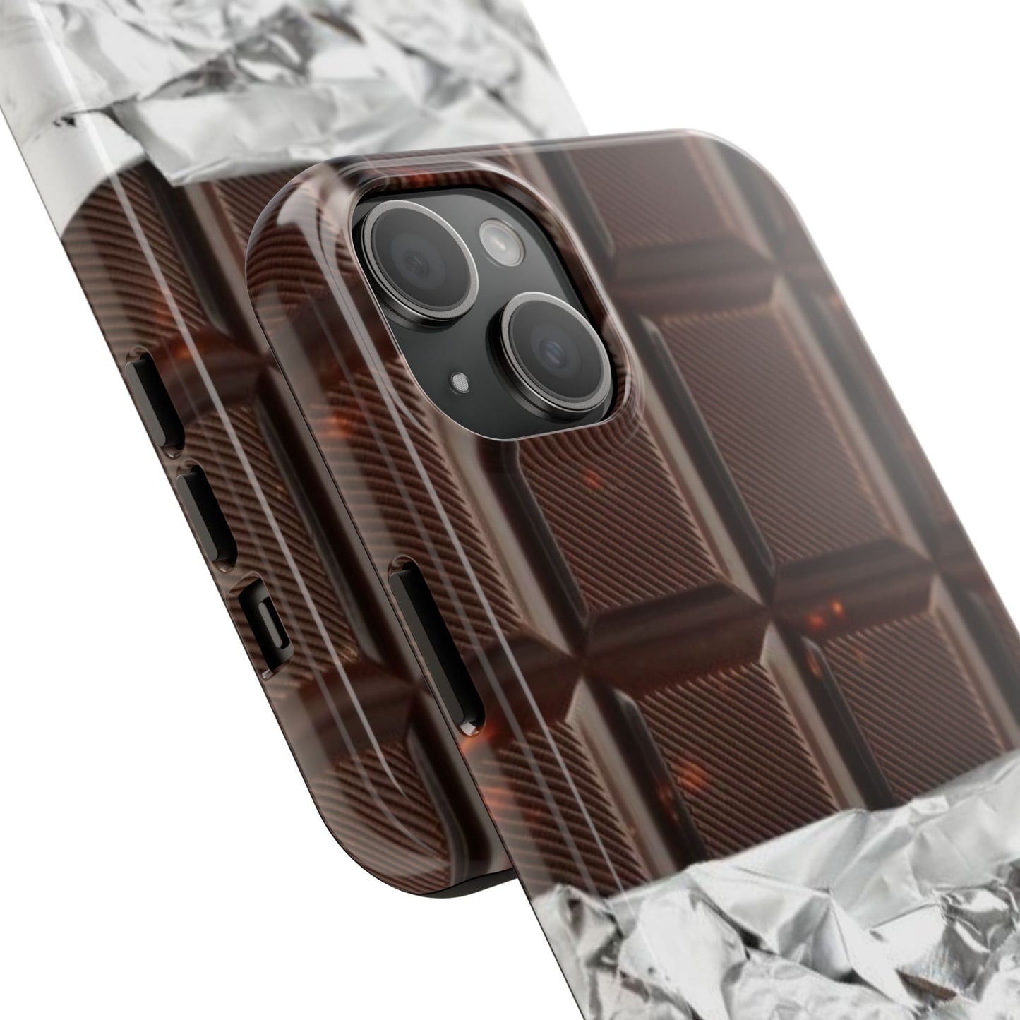 Chocolate with Silver Wrap iPhone Cases - SmartHomeGoodies