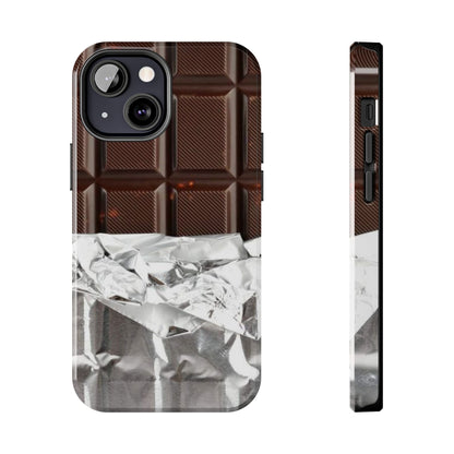 Chocolate with Silver Wrap iPhone Cases - SmartHomeGoodies