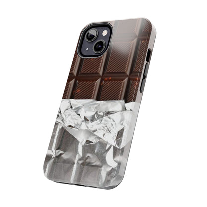 Chocolate with Silver Wrap iPhone Cases - SmartHomeGoodies