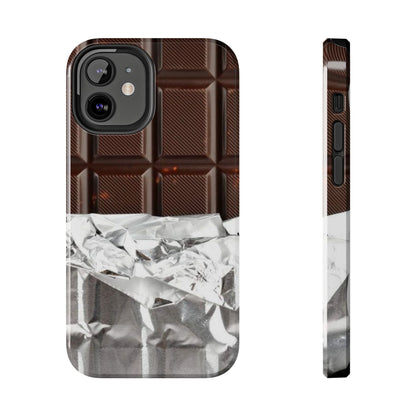 Chocolate with Silver Wrap iPhone Cases - SmartHomeGoodies