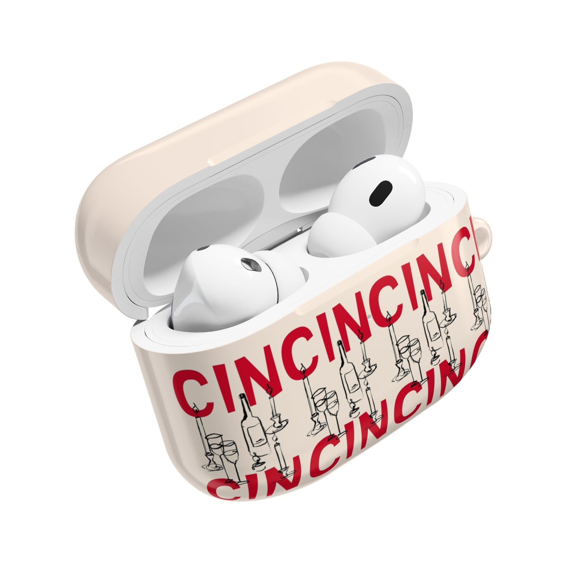 CIN CIN Wine - Themed AirPods Case - SmartHomeGoodies