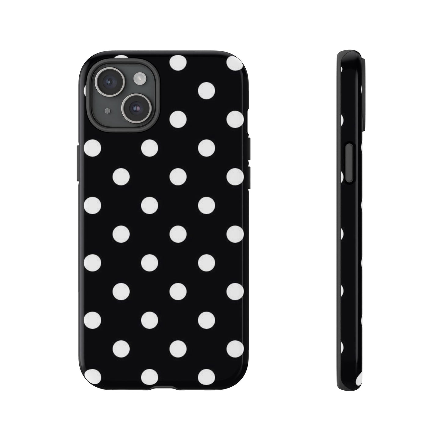 Classic Black Polka Dot Phone Case - SmartHomeGoodies