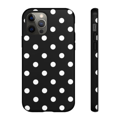 Classic Black Polka Dot Phone Case - SmartHomeGoodies