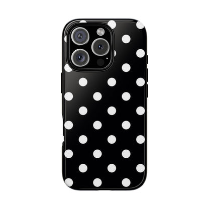 Classic Black Polka Dot Phone Case - SmartHomeGoodies