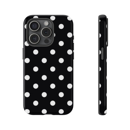 Classic Black Polka Dot Phone Case - SmartHomeGoodies