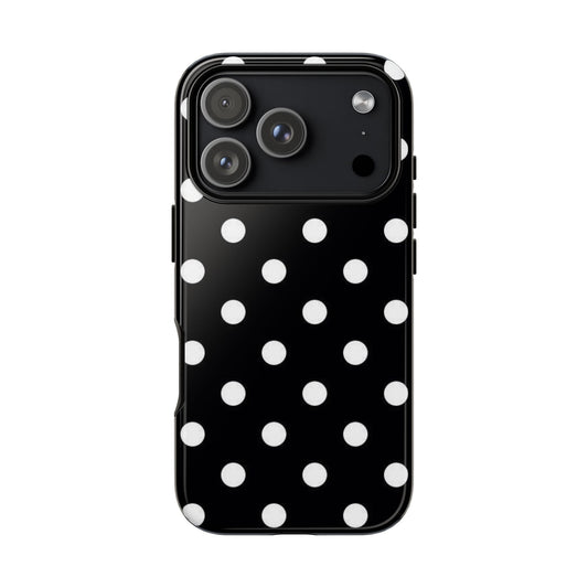 Classic Black Polka Dot Phone Case - SmartHomeGoodies