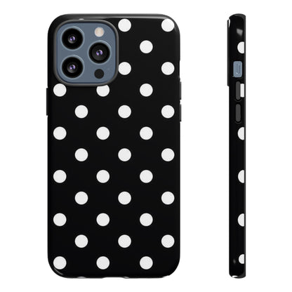 Classic Black Polka Dot Phone Case - SmartHomeGoodies
