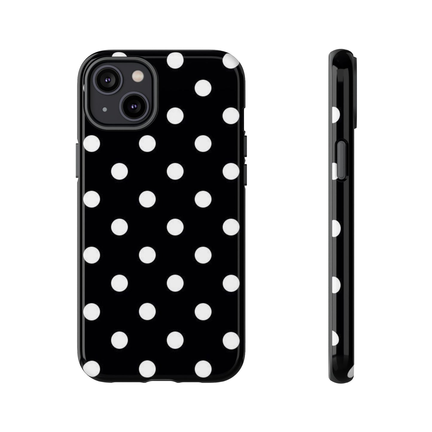 Classic Black Polka Dot Phone Case - SmartHomeGoodies