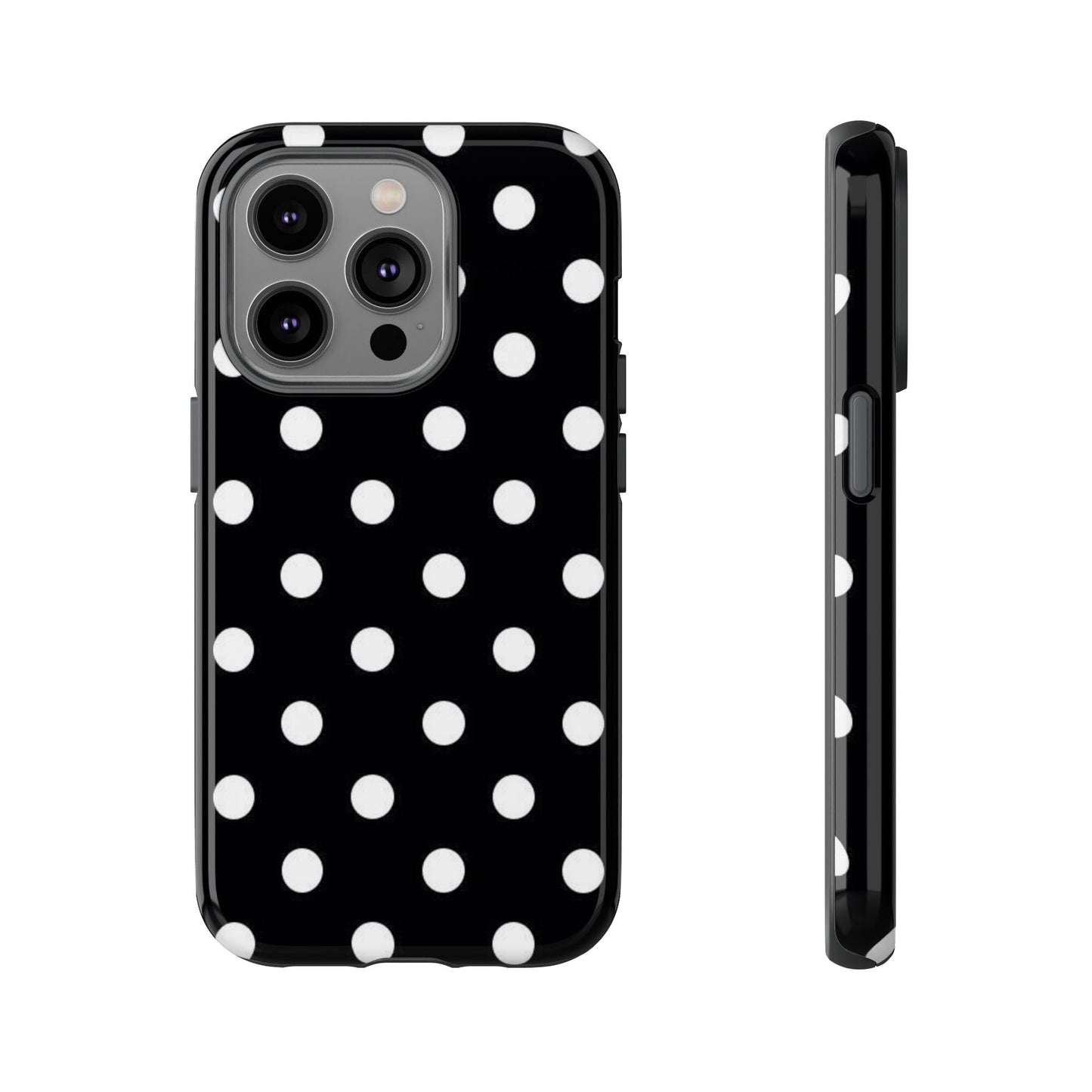 Classic Black Polka Dot Phone Case - SmartHomeGoodies