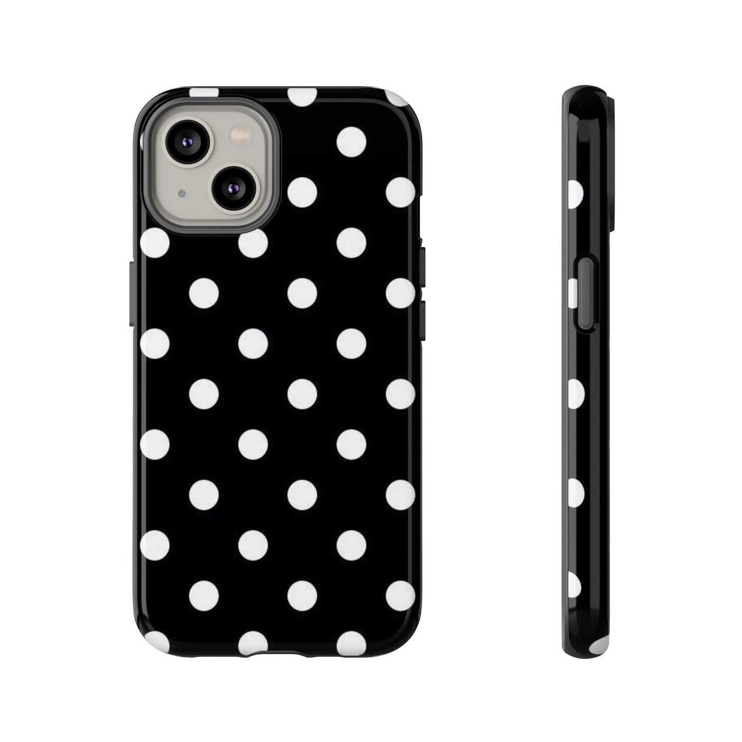 Classic Black Polka Dot Phone Case - SmartHomeGoodies