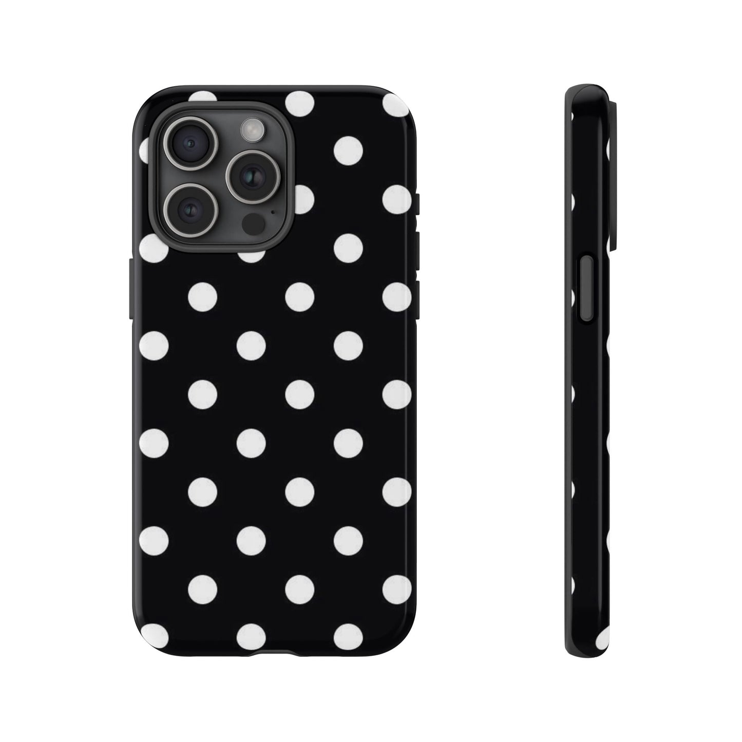 Classic Black Polka Dot Phone Case - SmartHomeGoodies