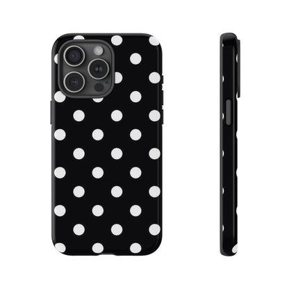 Classic Black Polka Dot Phone Case - SmartHomeGoodies