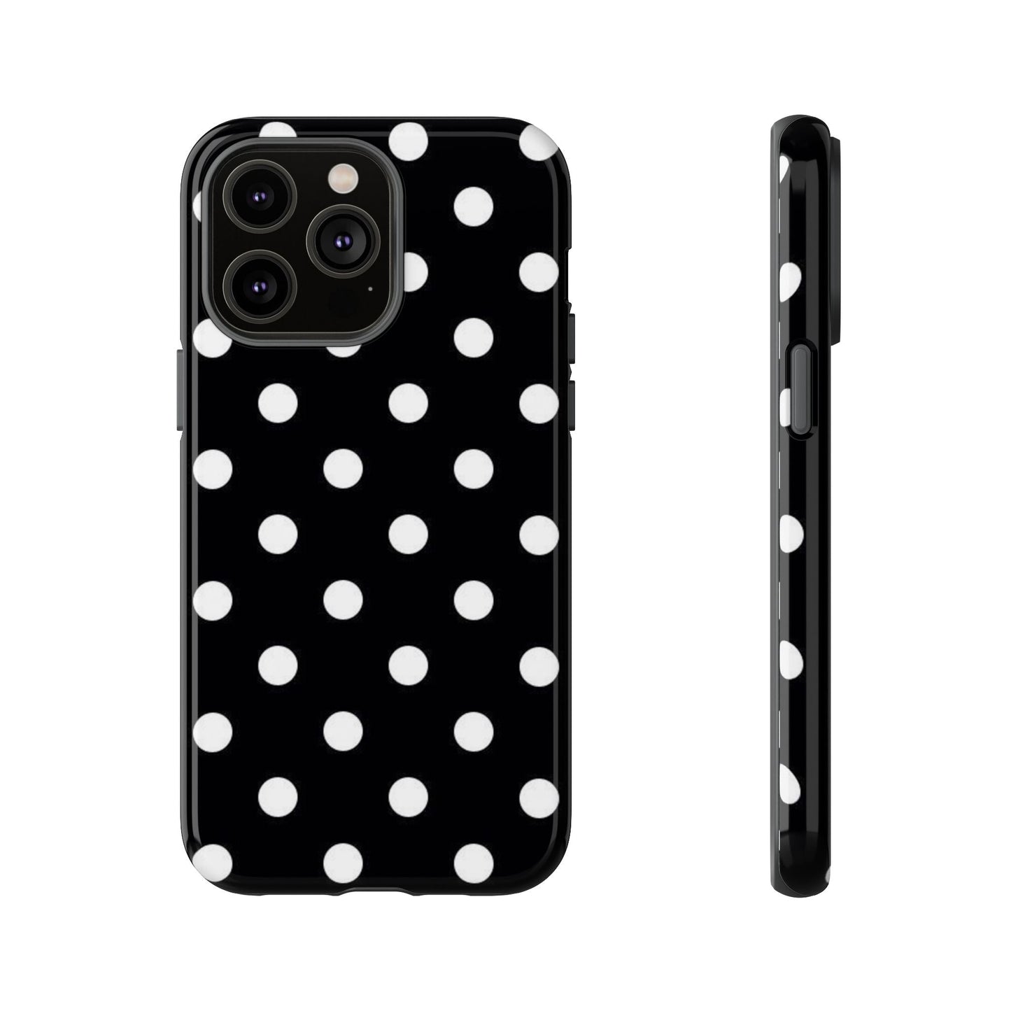 Classic Black Polka Dot Phone Case - SmartHomeGoodies