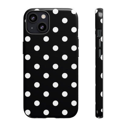 Classic Black Polka Dot Phone Case - SmartHomeGoodies