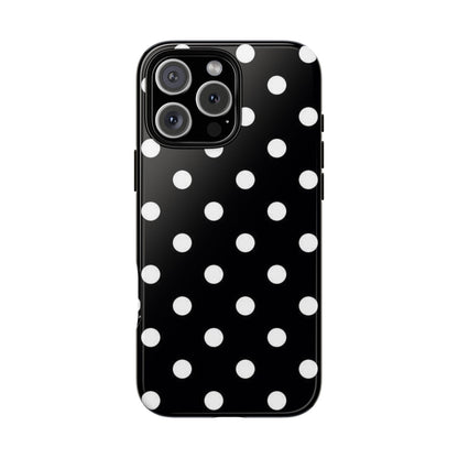 Classic Black Polka Dot Phone Case - SmartHomeGoodies