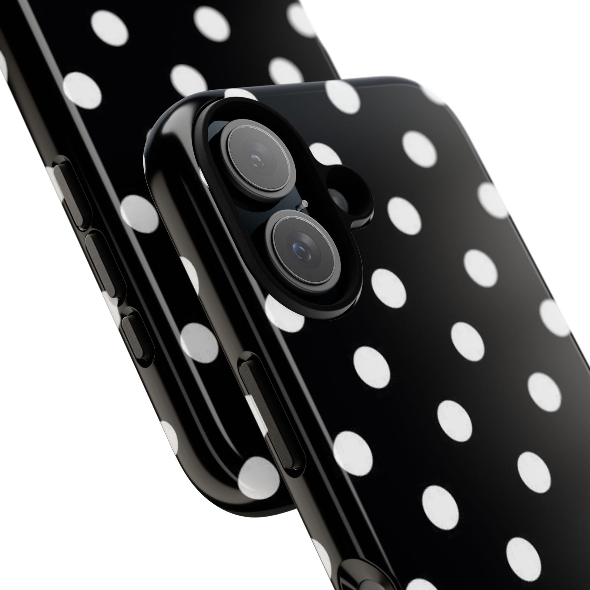 Classic Black Polka Dot Phone Case - SmartHomeGoodies