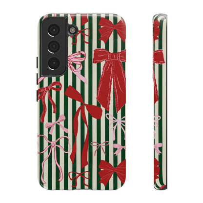 Coquette Christmas Bow Phone Case - SmartHomeGoodies