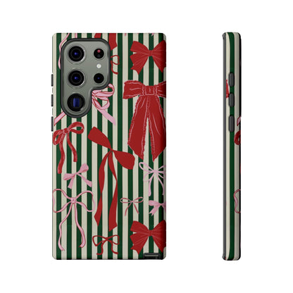 Coquette Christmas Bow Phone Case - SmartHomeGoodies
