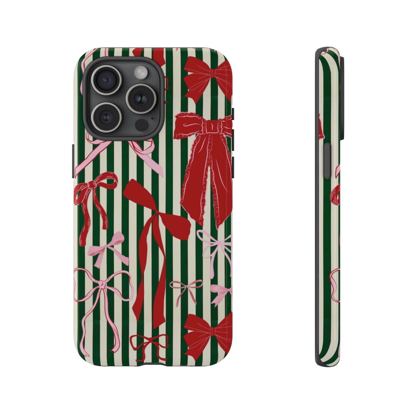 Coquette Christmas Bow Phone Case - SmartHomeGoodies