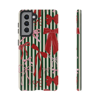 Coquette Christmas Bow Phone Case - SmartHomeGoodies