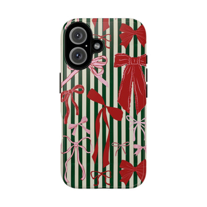 Coquette Christmas Bow Phone Case - SmartHomeGoodies