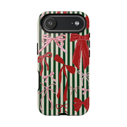 Coquette Christmas Bow Phone Case - SmartHomeGoodies