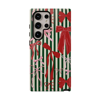 Coquette Christmas Bow Phone Case - SmartHomeGoodies