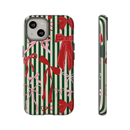 Coquette Christmas Bow Phone Case - SmartHomeGoodies