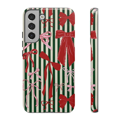 Coquette Christmas Bow Phone Case - SmartHomeGoodies