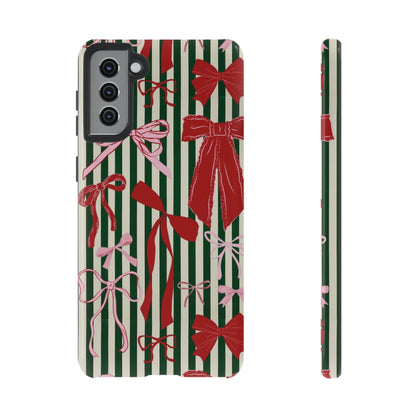 Coquette Christmas Bow Phone Case - SmartHomeGoodies