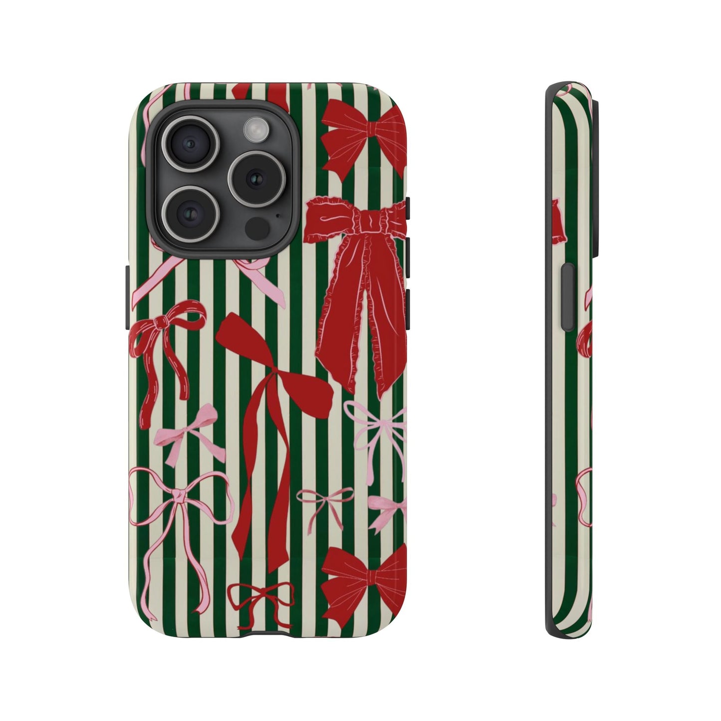 Coquette Christmas Bow Phone Case - SmartHomeGoodies