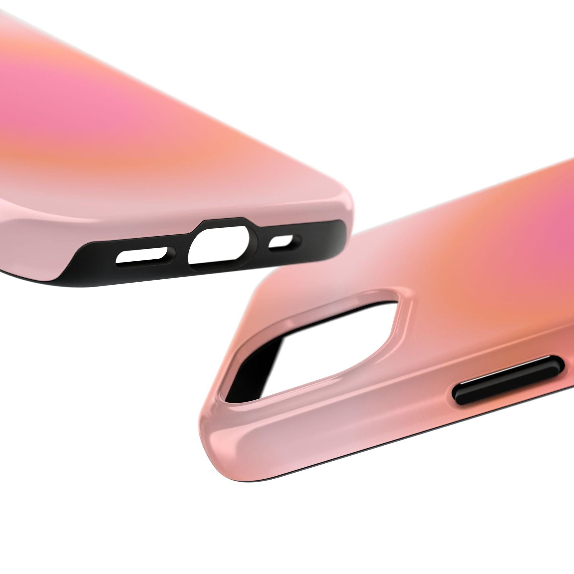 Coral Blushed Aura Tough iPhone Cases - SmartHomeGoodies