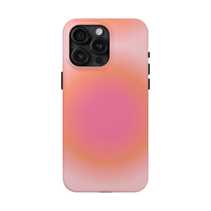 Coral Blushed Aura Tough iPhone Cases - SmartHomeGoodies