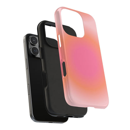 Coral Blushed Aura Tough iPhone Cases - SmartHomeGoodies
