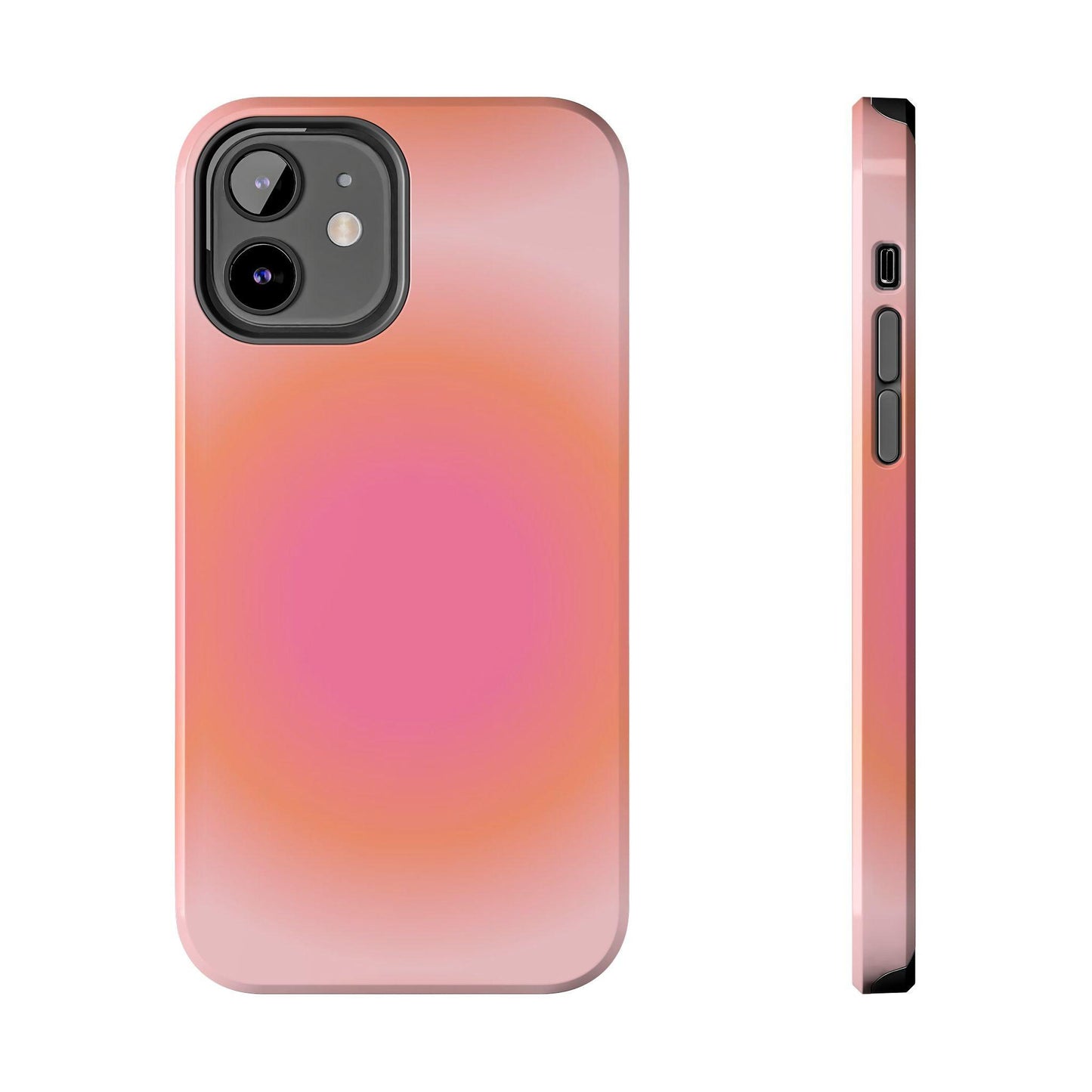 Coral Blushed Aura Tough iPhone Cases - SmartHomeGoodies