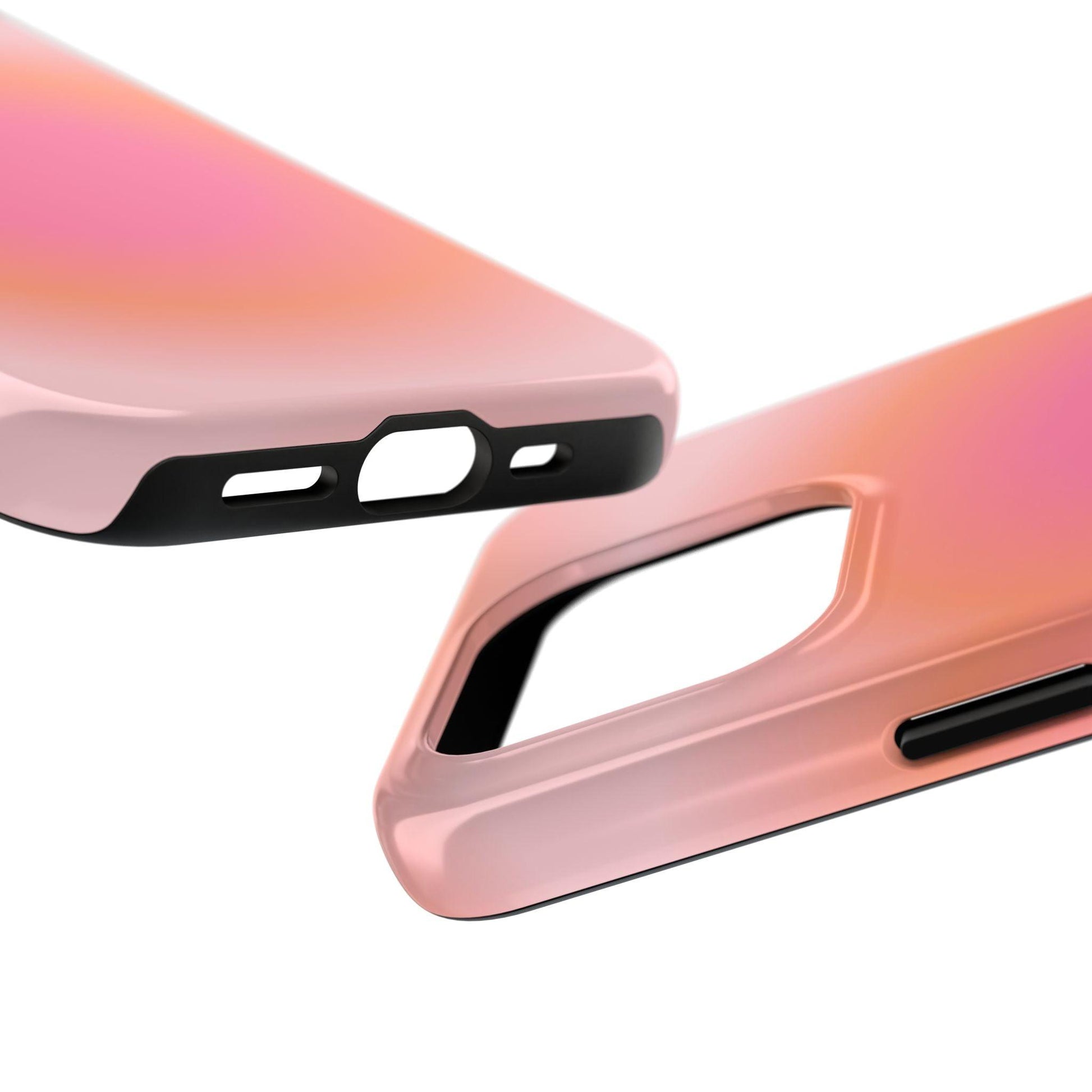 Coral Blushed Aura Tough iPhone Cases - SmartHomeGoodies