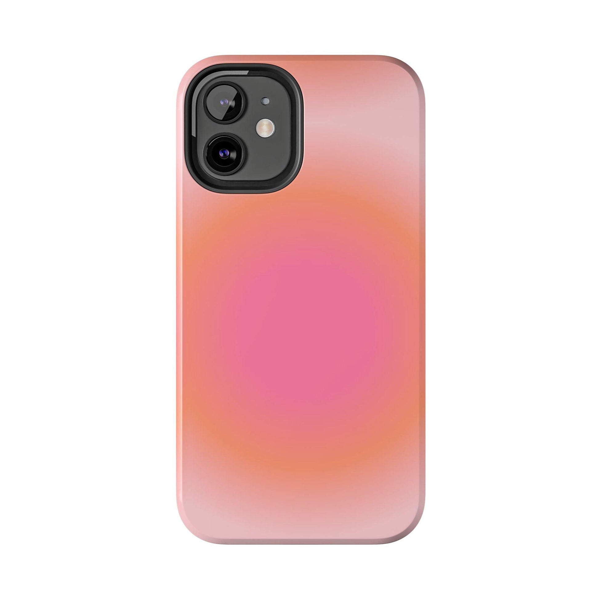 Coral Blushed Aura Tough iPhone Cases - SmartHomeGoodies