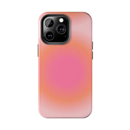 Coral Blushed Aura Tough iPhone Cases - SmartHomeGoodies