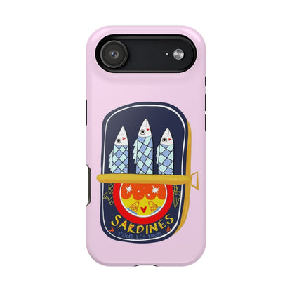 Cute Pink Sardines iPhone Case - SmartHomeGoodies