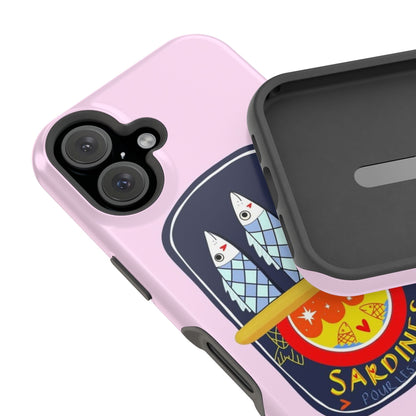 Cute Pink Sardines iPhone Case - SmartHomeGoodies